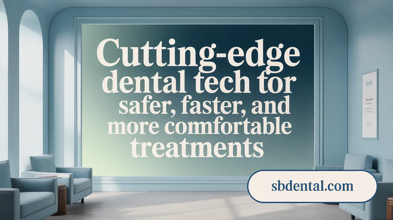 Cutting-Edge Dental Tech for Safer, Faster, and More Comfortable Treatments