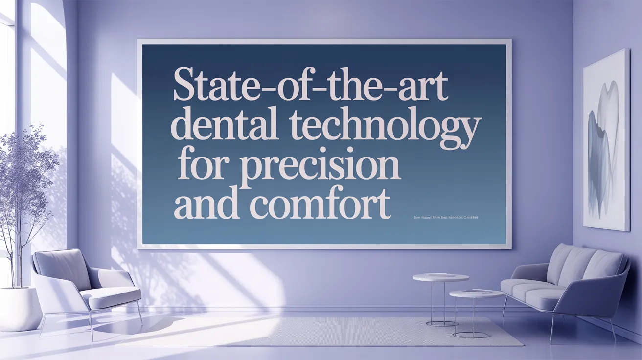 State-of-the-Art Dental Technology for Precision and Comfort