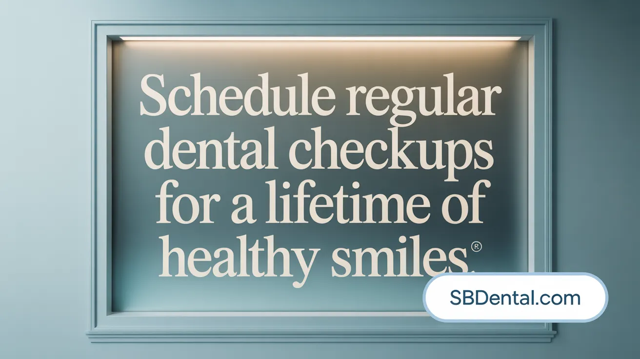 Schedule Regular Dental Checkups for a Lifetime of Healthy Smiles