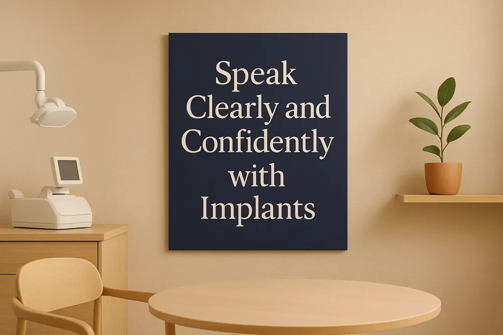 Speak Clearly and Confidently with Implants