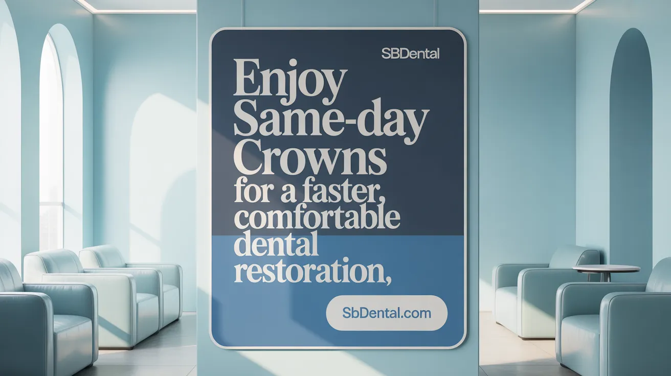 Enjoy Same-Day Crowns for a Faster, Comfortable Dental Restoration