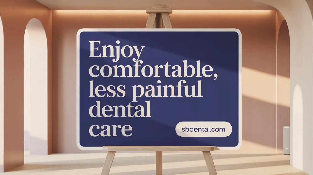 Enjoy Comfortable, Less Painful Dental Care