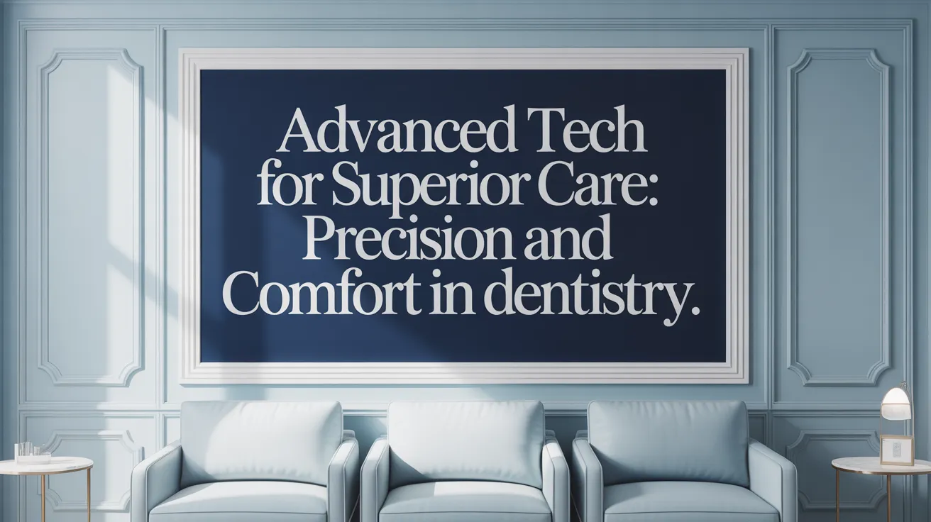 Advanced Tech for Superior Care: Precision and Comfort in Dentistry.