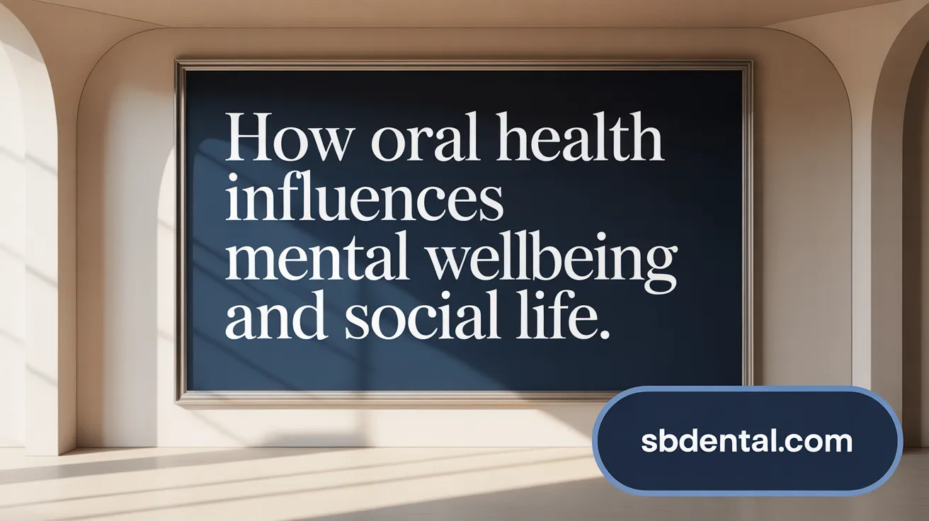 How Oral Health Influences Mental Wellbeing and Social Life