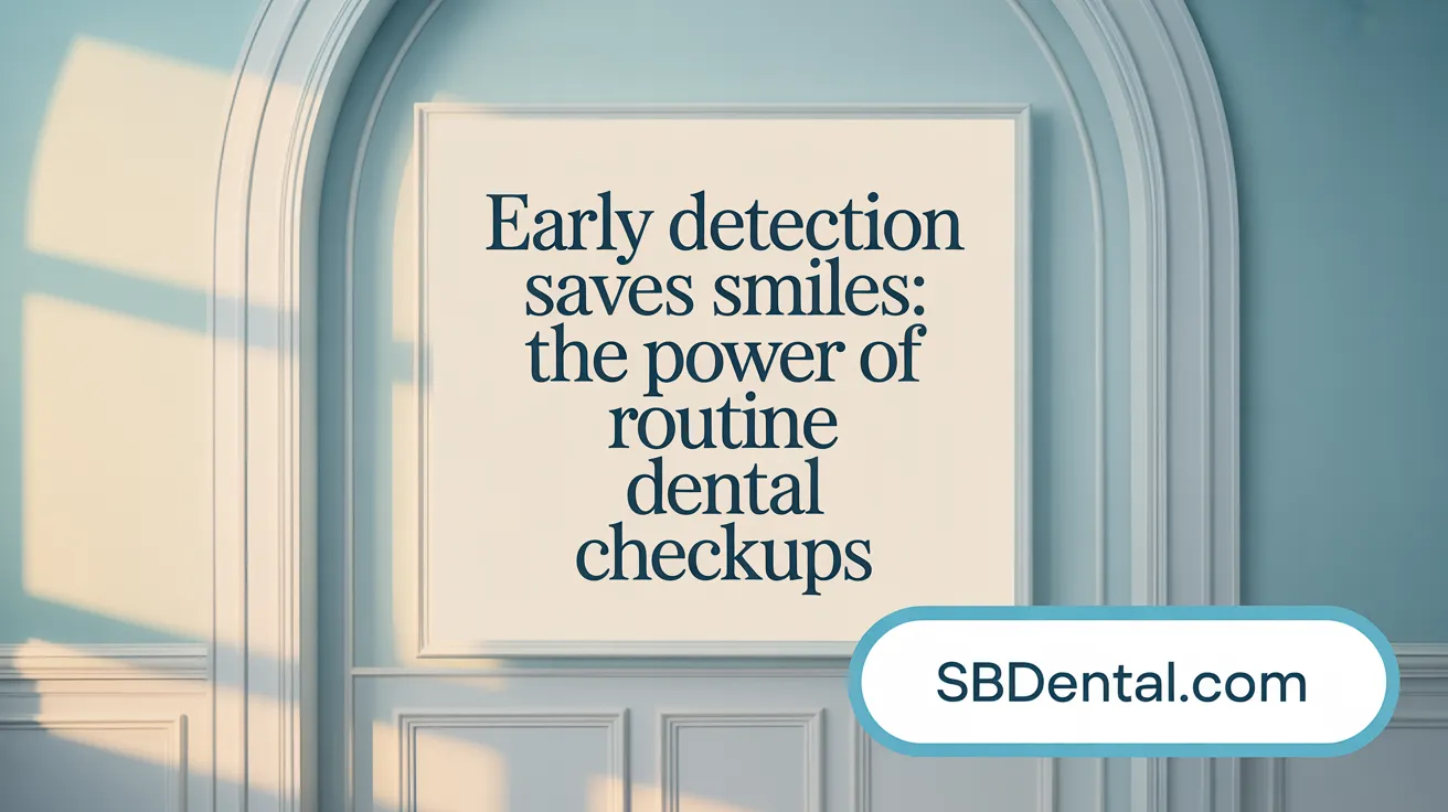 Early Detection Saves Smiles: The Power of Routine Dental Checkups
