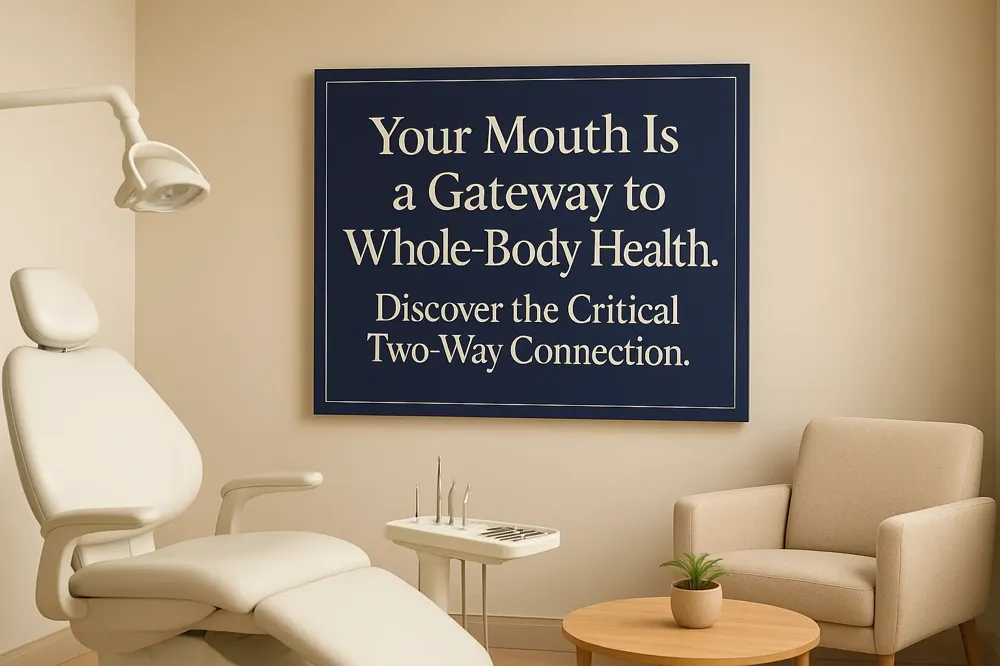 Your Mouth Is a Gateway to Whole-Body Health. Discover the Critical Two-Way Connection.