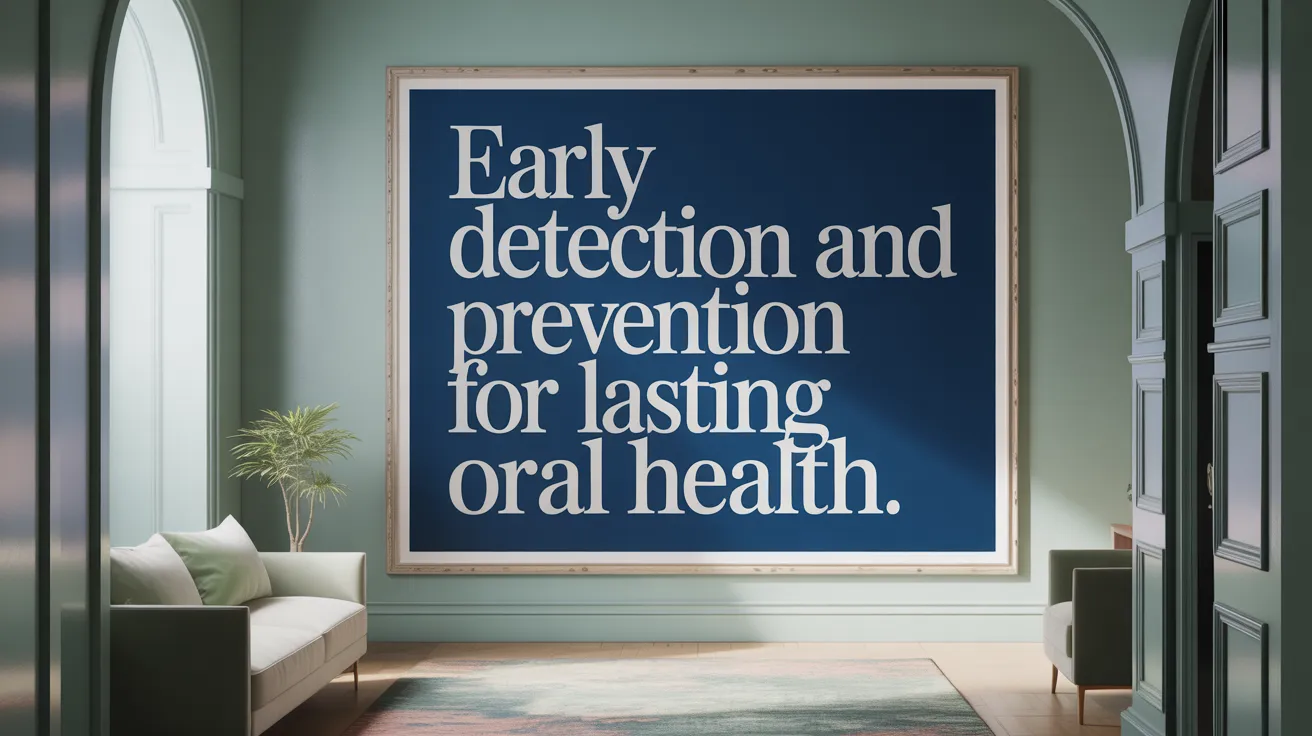 Early Detection and Prevention for Lasting Oral Health