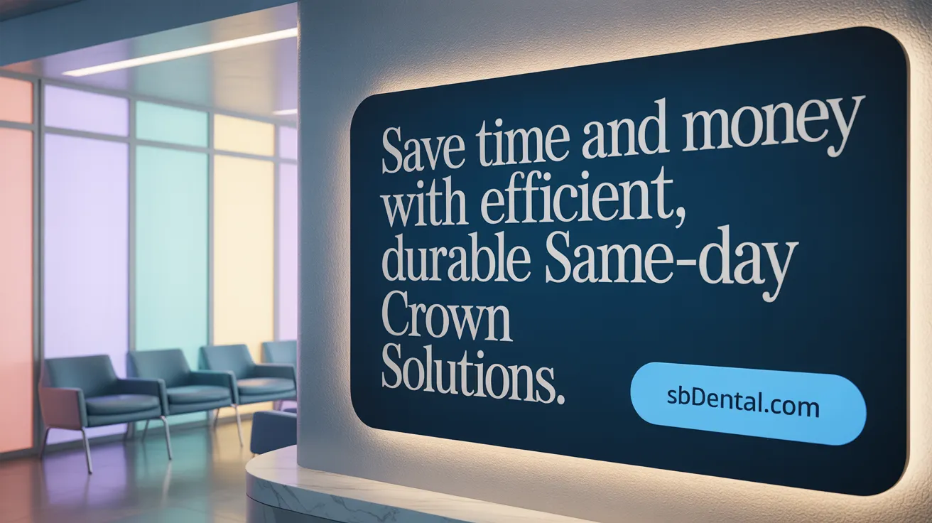 Save Time and Money with Efficient, Durable Same-Day Crown Solutions