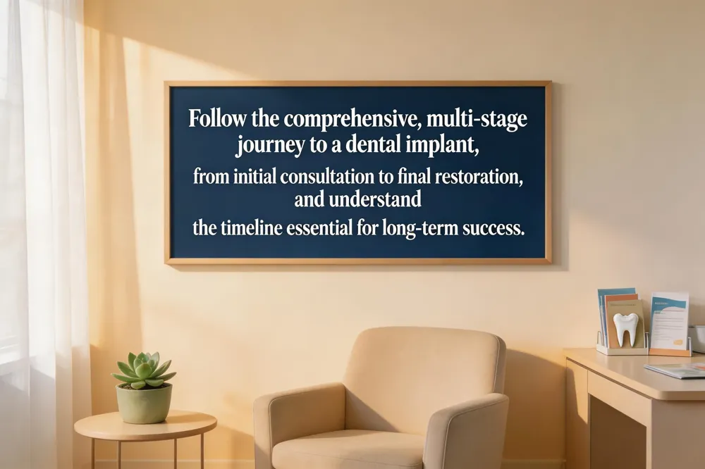 Follow the comprehensive, multi-stage journey to a dental implant, from initial consultation to final restoration, and understand the timeline essential for long-term success.