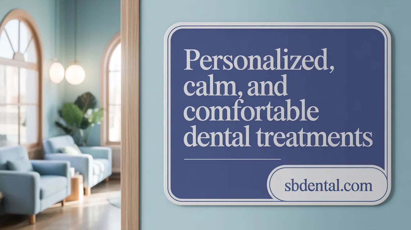 Personalized, Calm, and Comfortable Dental Treatments