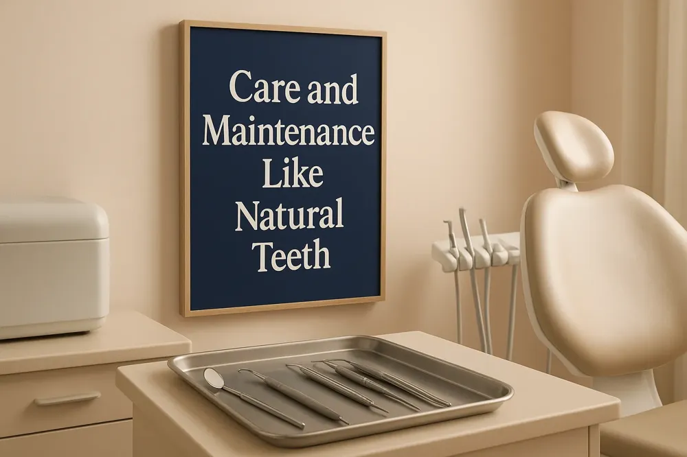 Care and Maintenance Like Natural Teeth