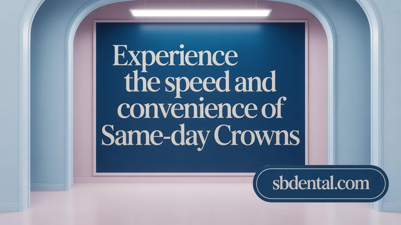 Experience the Speed and Convenience of Same-Day Crowns