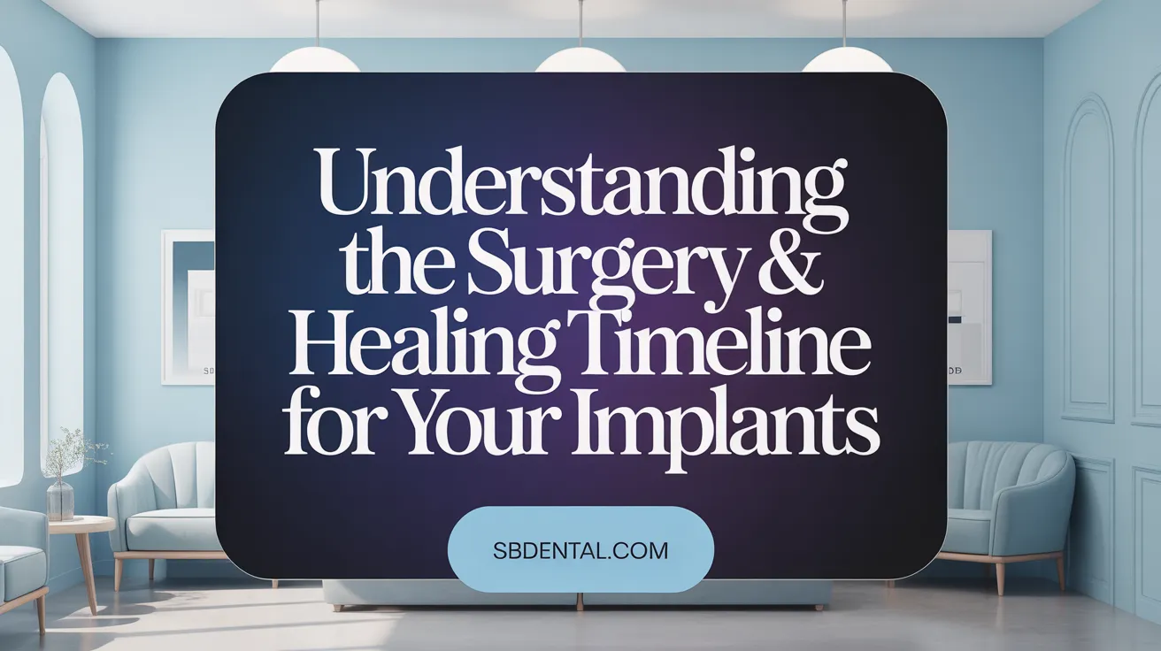 Understanding the Surgery & Healing Timeline for Your Implants