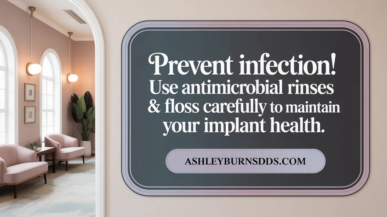 Prevent Infection! Use Antimicrobial Rinses & Floss Carefully to Maintain Your Implant Health