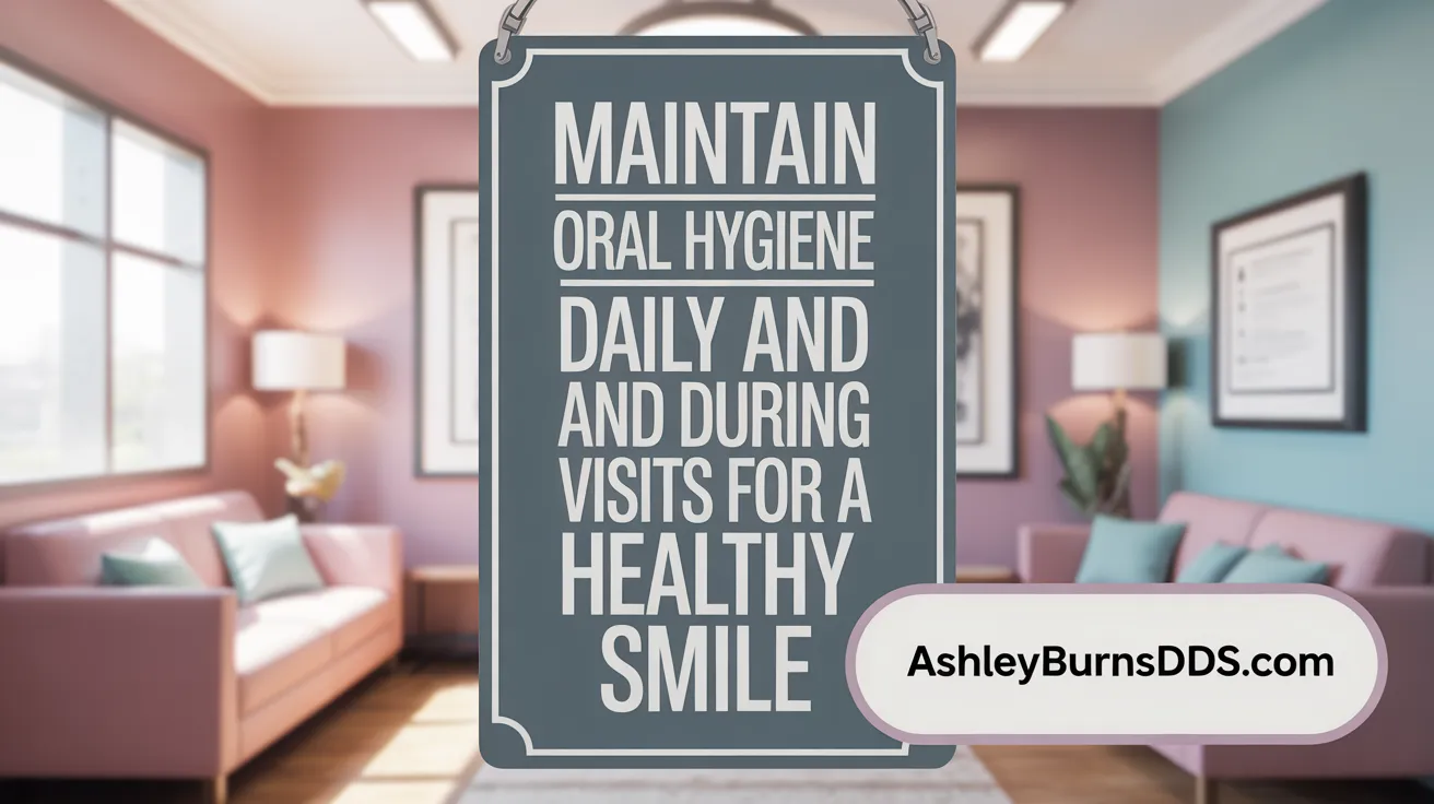 Maintain Oral Hygiene Daily and During Visits for a Healthy Smile