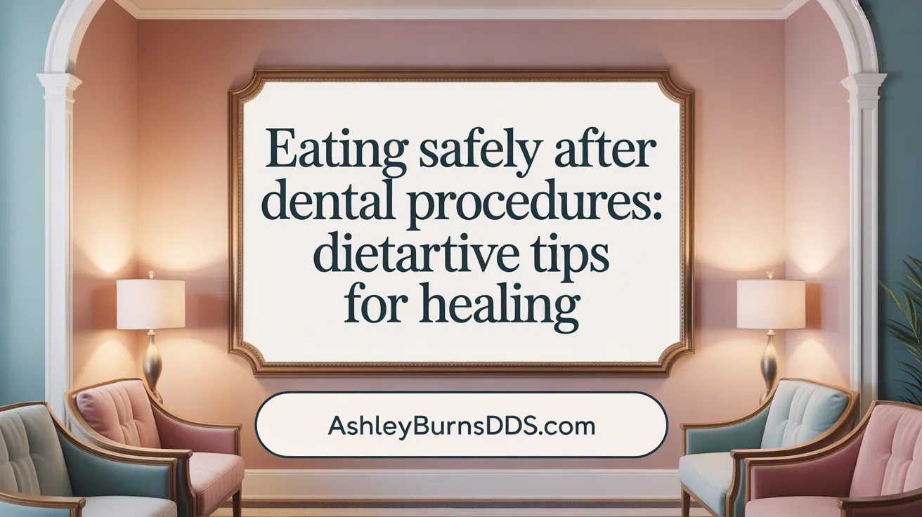 Eating Safely Post-Root Canal: Dietary Tips for Healing