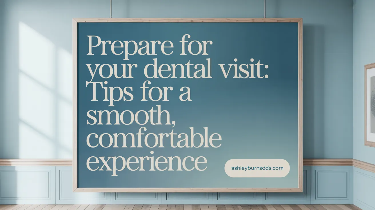 Prepare for Your Dental Visit: Tips for a Smooth, Comfortable Experience