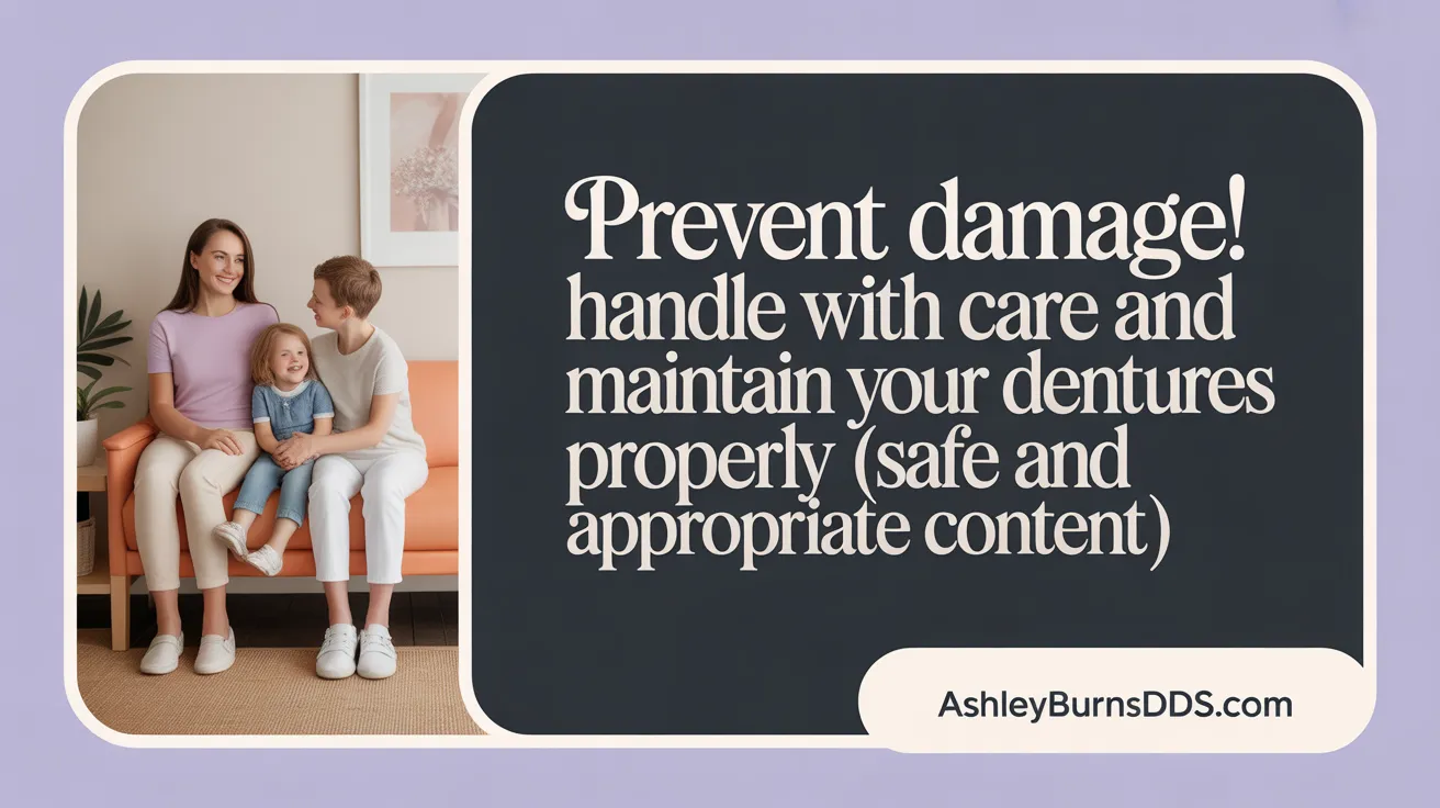 Prevent Damage! Handle with Care and Maintain Your Dentures Properly