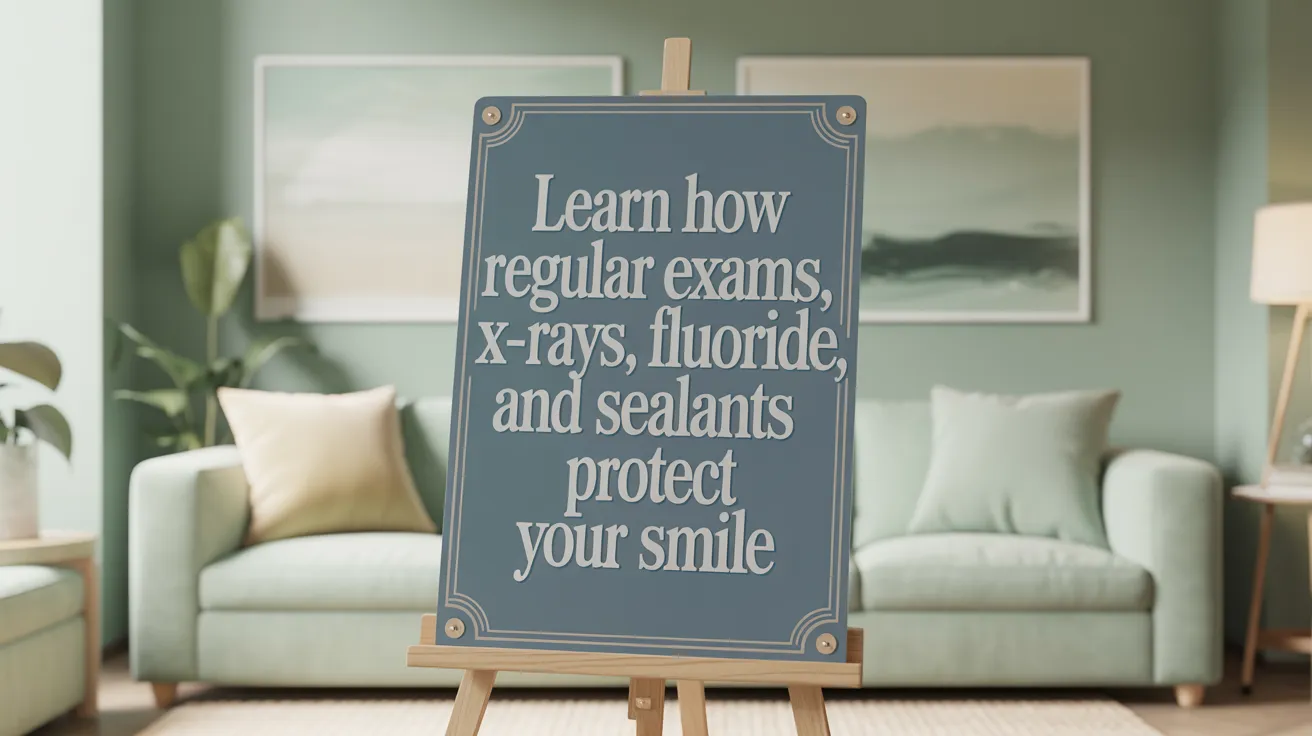 Learn How Regular Exams, X-Rays, Fluoride, and Sealants Protect Your Smile