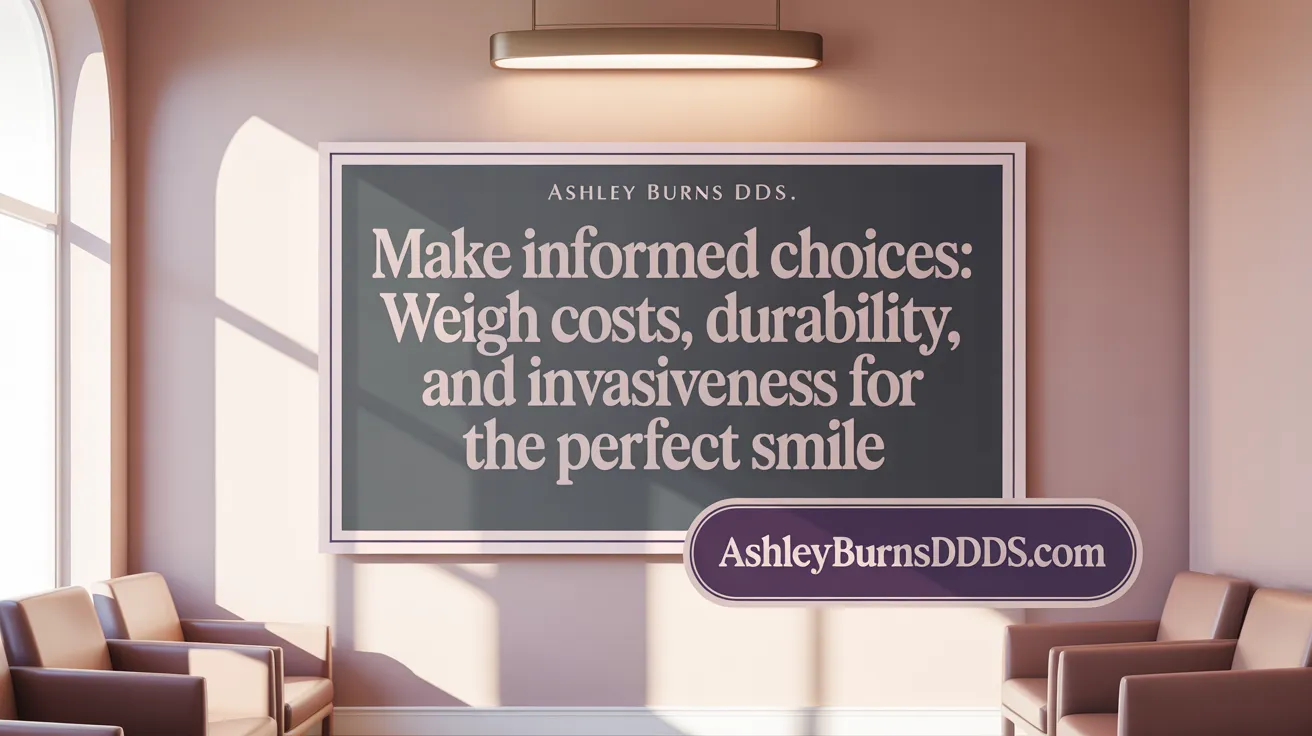 Make Informed Choices: Weigh Costs, Durability, and Invasiveness for the Perfect Smile