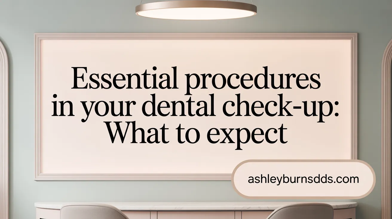 Essential Procedures in Your Dental Check-Up: What to Expect