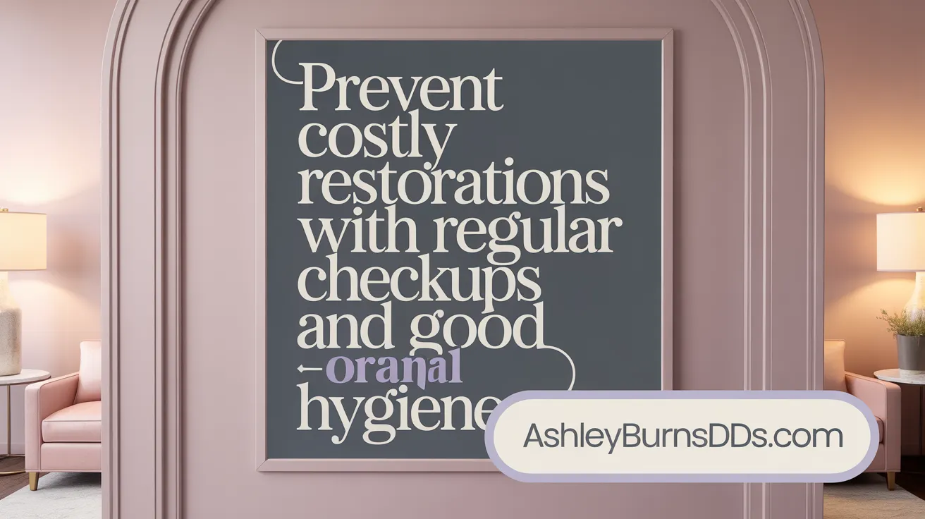 Prevent Costly Restorations with Regular Checkups and Good Oral Hygiene