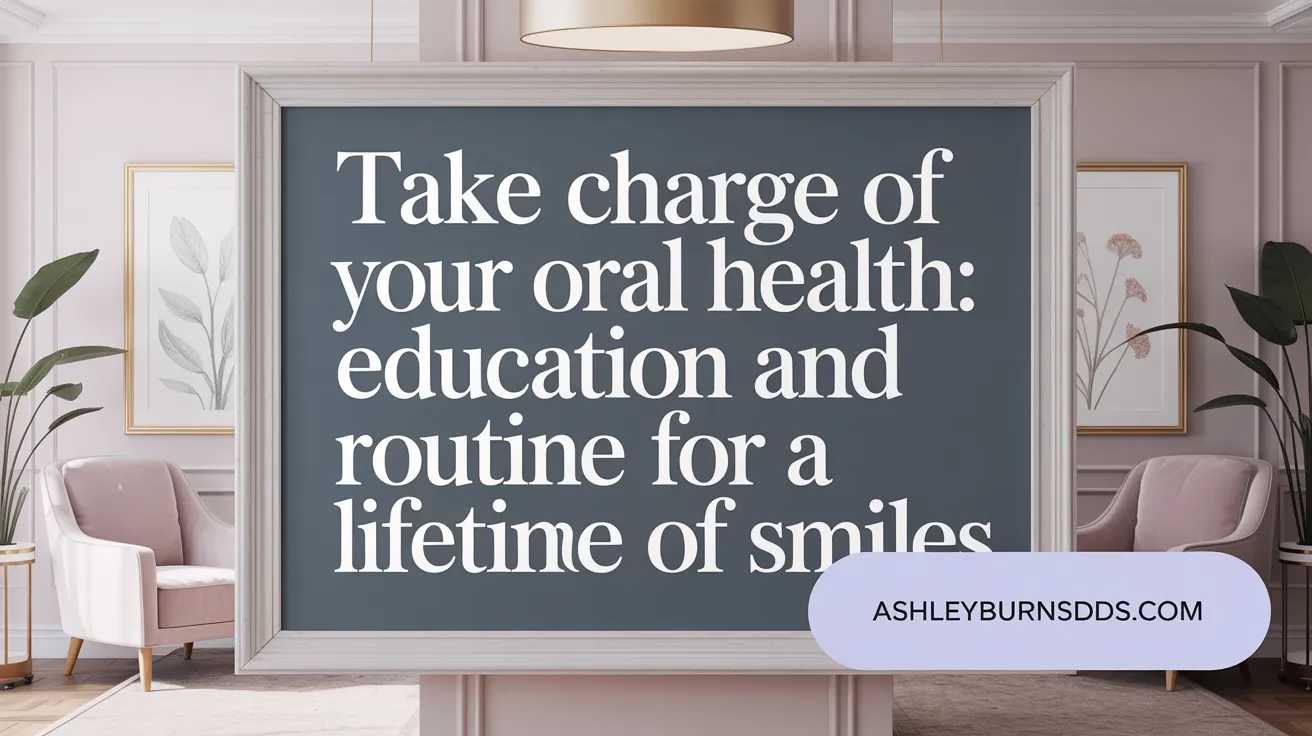 Take Charge of Your Oral Health: Education and Routine for a Lifetime of Smiles