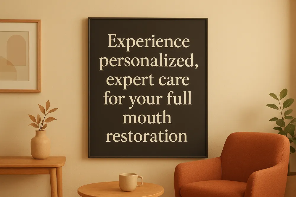 Experience personalized, expert care for your full mouth restoration