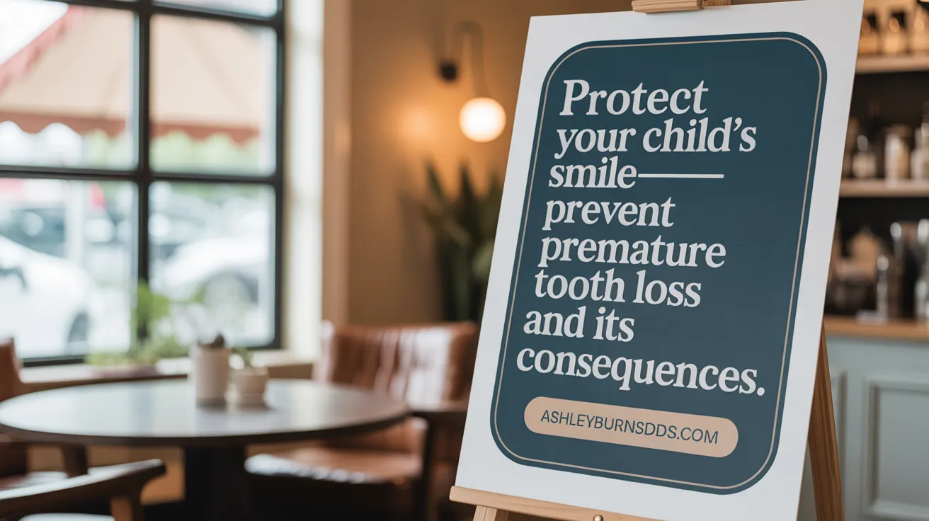 Protect Your Child’s Smile—Prevent Premature Tooth Loss and Its Consequences.