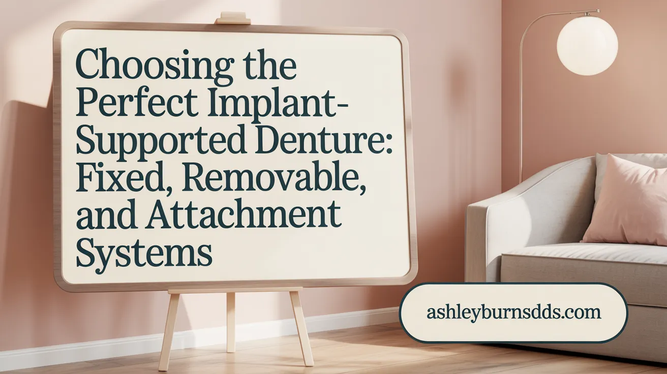 Choosing the Perfect Implant-Supported Denture: Fixed, Removable, and Attachment Systems