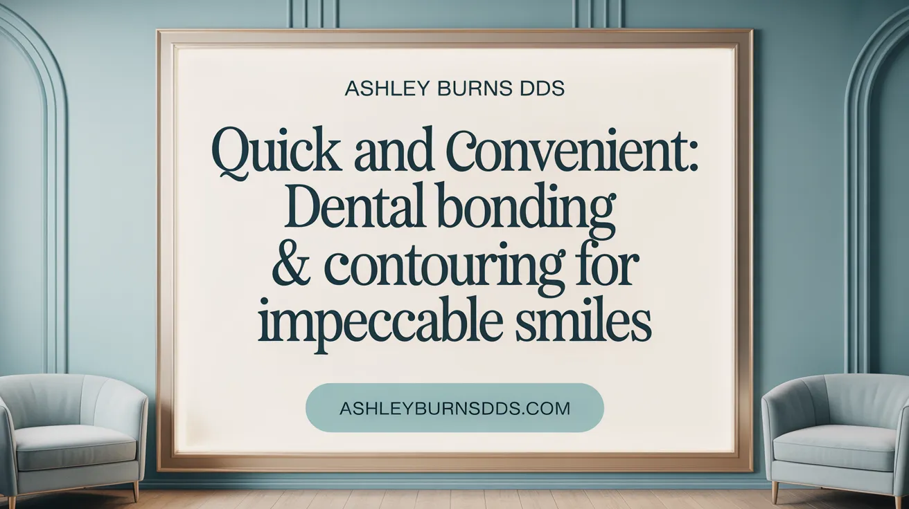 Quick and Convenient: Dental Bonding & Contouring for Impeccable Smiles