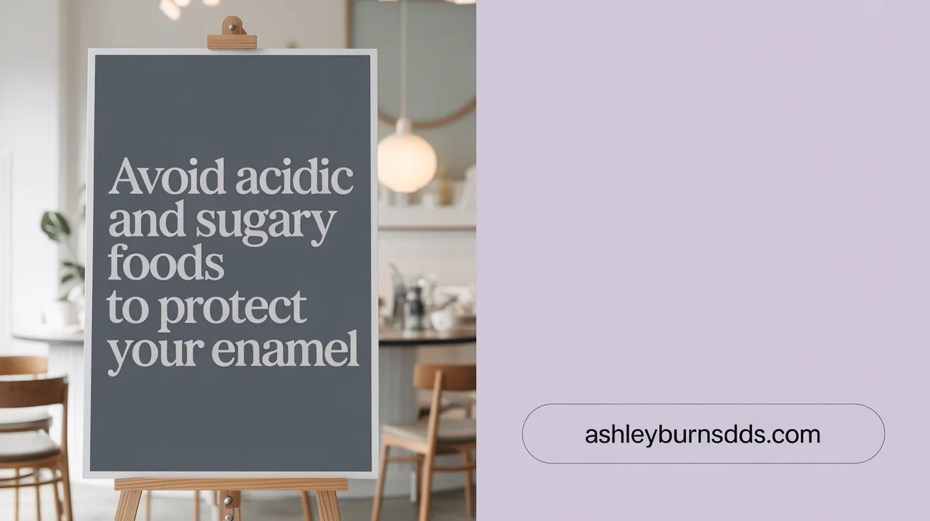 Avoid Acidic and Sugary Foods to Protect Your Enamel