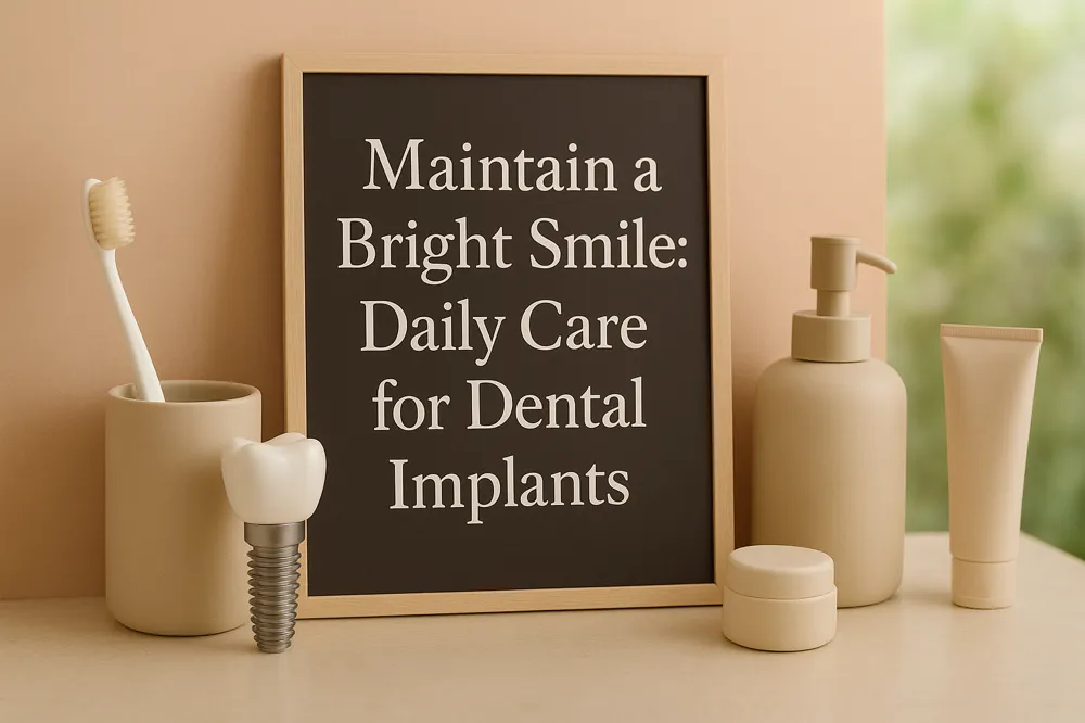 Maintain a Bright Smile: Daily Care for Dental Implants