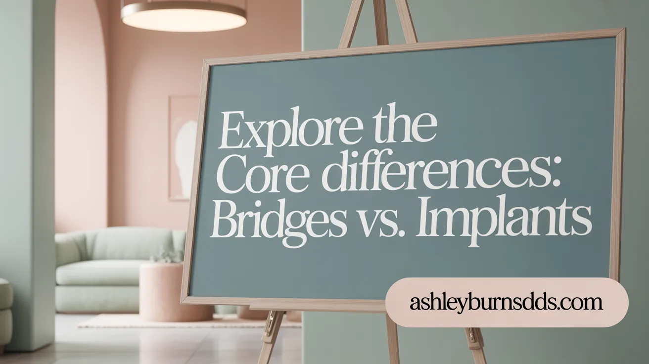 Explore the Core Differences: Bridges vs. Implants