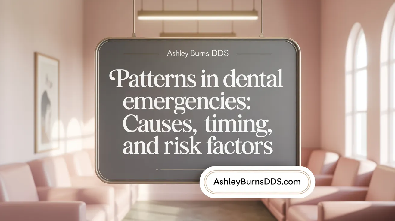 Patterns in Dental Emergencies: Causes, Timing, and Risk Factors