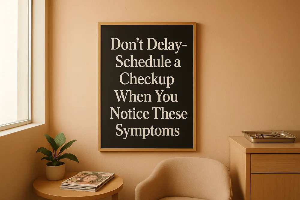 Don't Delay - Schedule a Checkup When You Notice These Symptoms