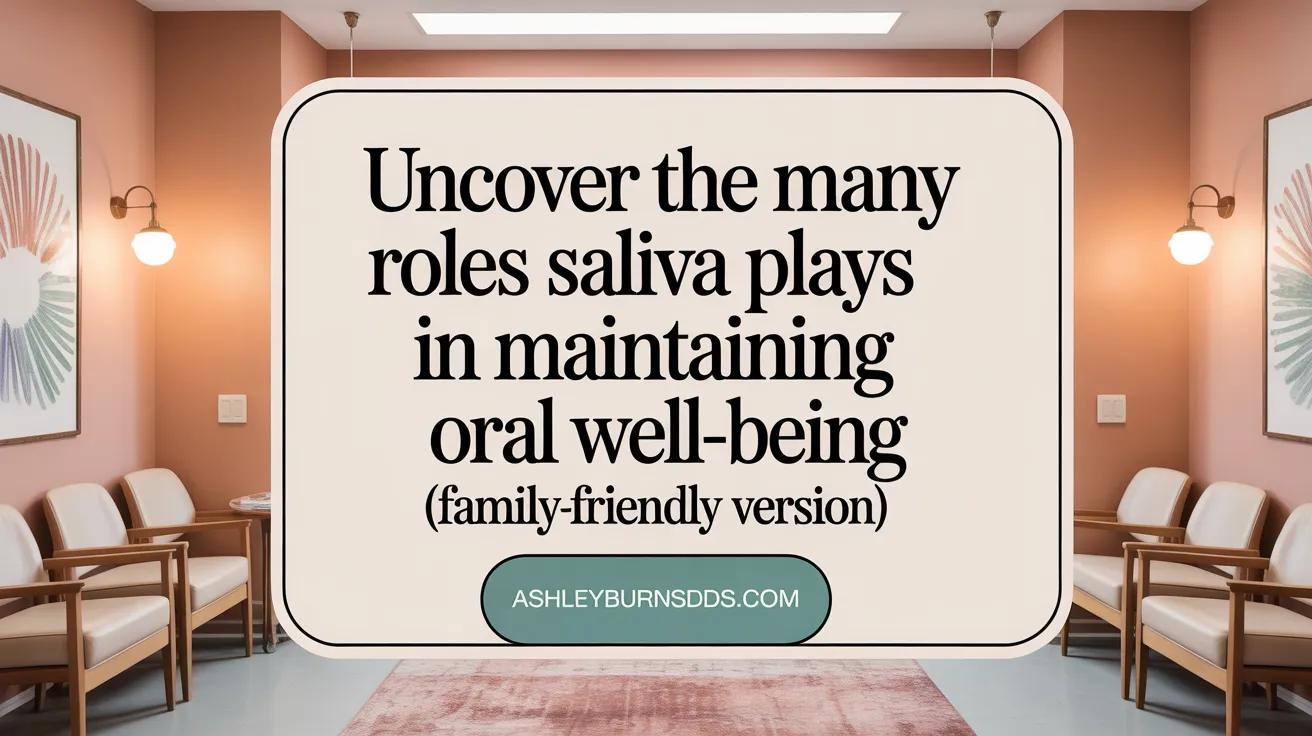 Uncover the Many Roles Saliva Plays in Maintaining Oral Well-being