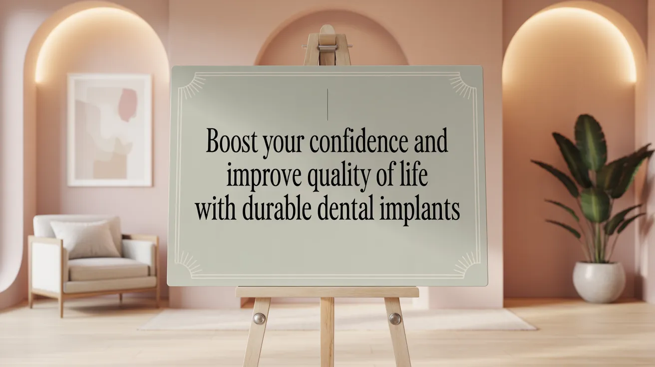 Boost Your Confidence and Improve Quality of Life with Durable Dental Implants