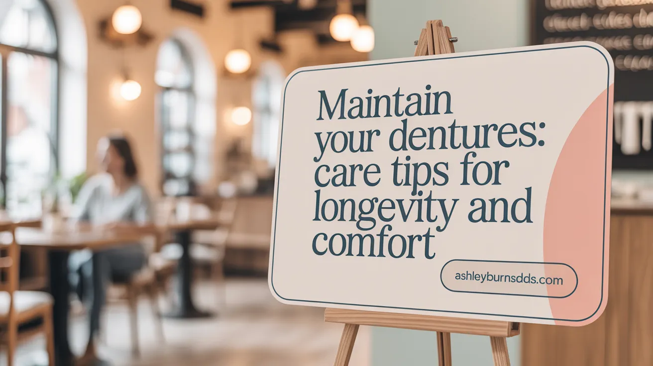 Maintain Your Dentures: Care Tips for Longevity and Comfort