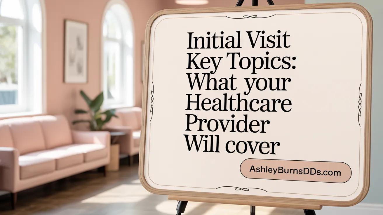 Initial Visit Key Topics: What Your Healthcare Provider Will Cover