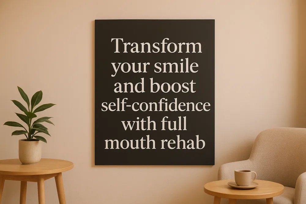 Transform your smile and boost self-confidence with full mouth rehab