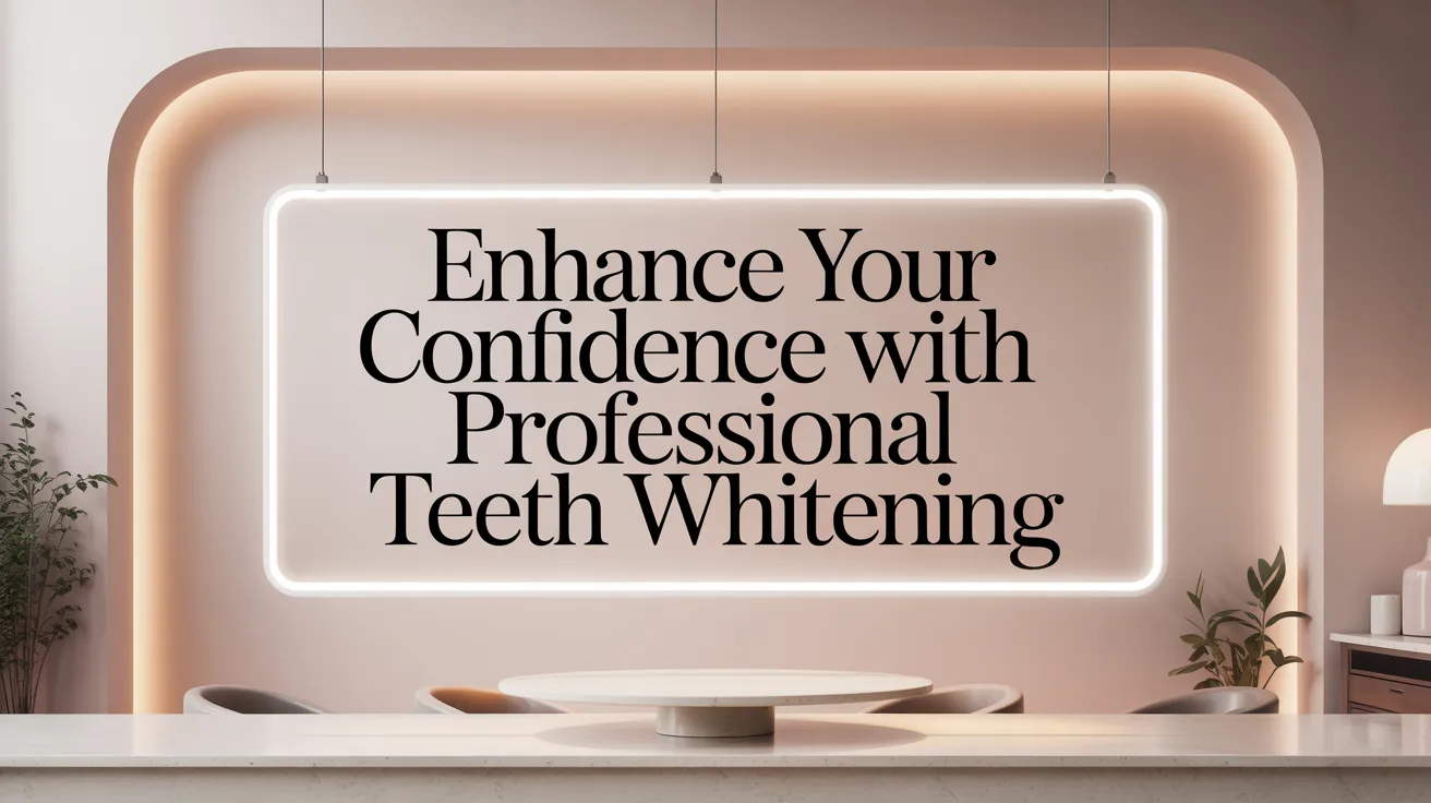 Enhance Your Confidence with Professional Teeth Whitening