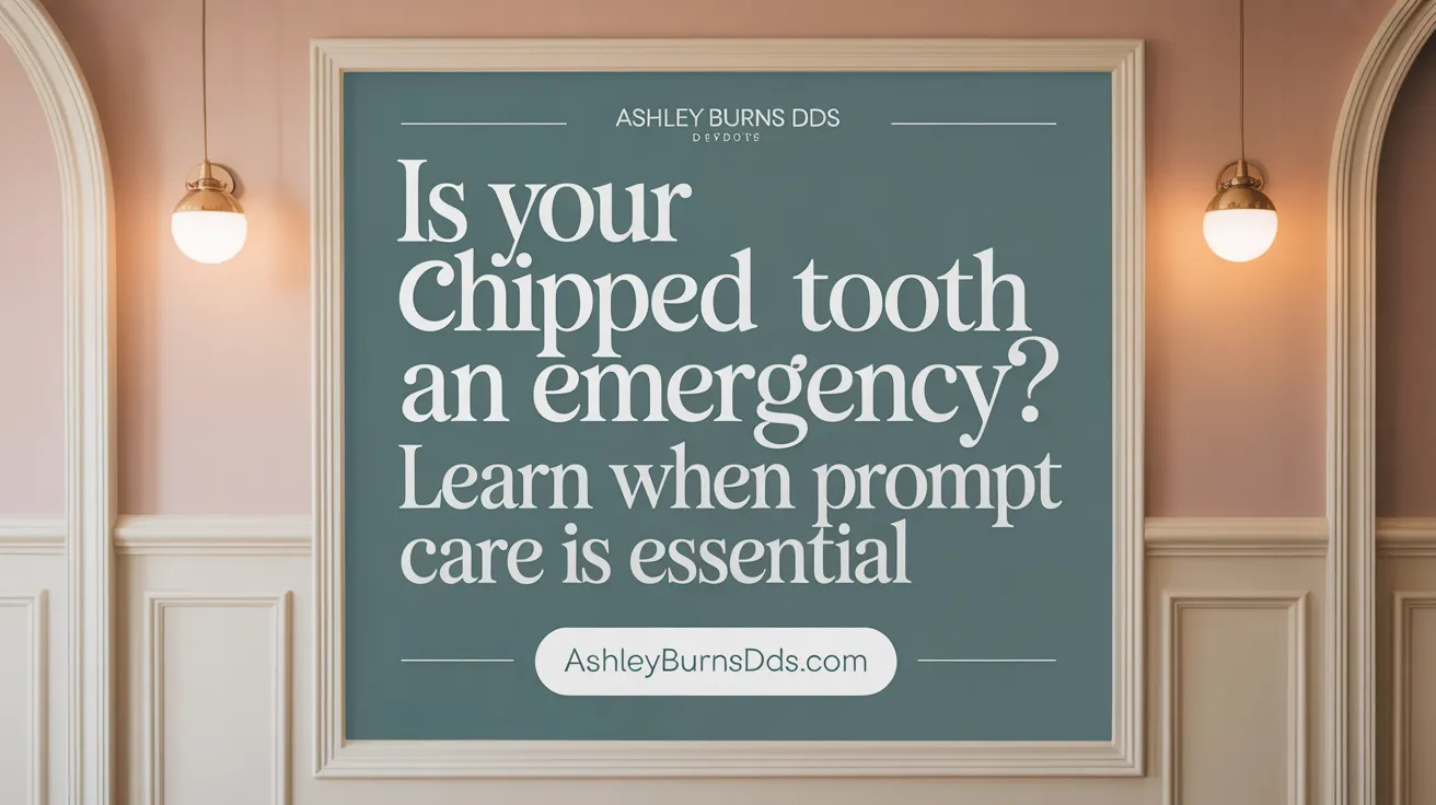 Is Your Chipped Tooth an Emergency? Learn When Prompt Care Is Essential
