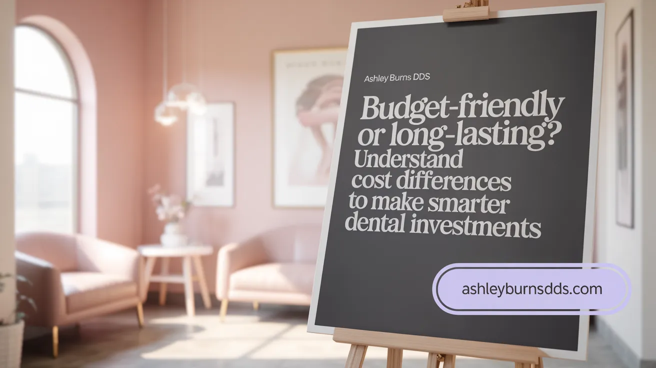 Budget-Friendly or Long-Lasting? Understand Cost Differences to Make Smarter Dental Investments