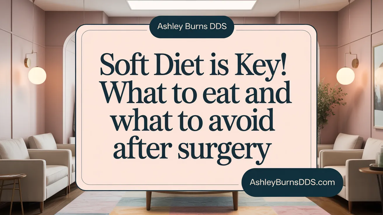 Soft Diet is Key! What to Eat and What to Avoid After Surgery