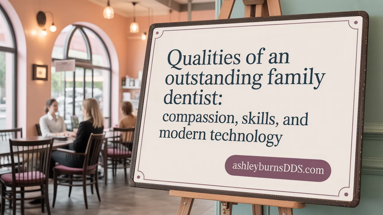 Qualities of an Outstanding Family Dentist: Compassion, Skills, and Modern Technology