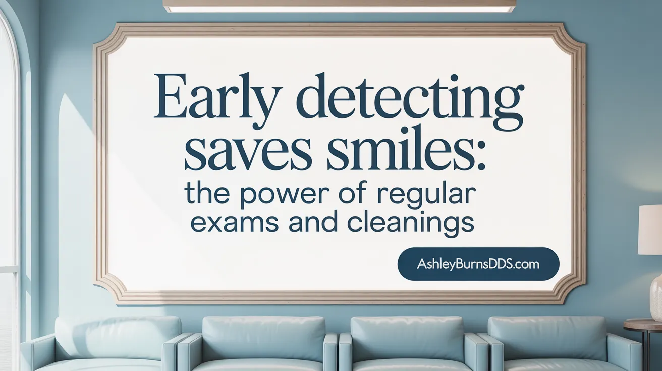 Early Detection Saves Smiles: The Power of Regular Exams and Cleanings