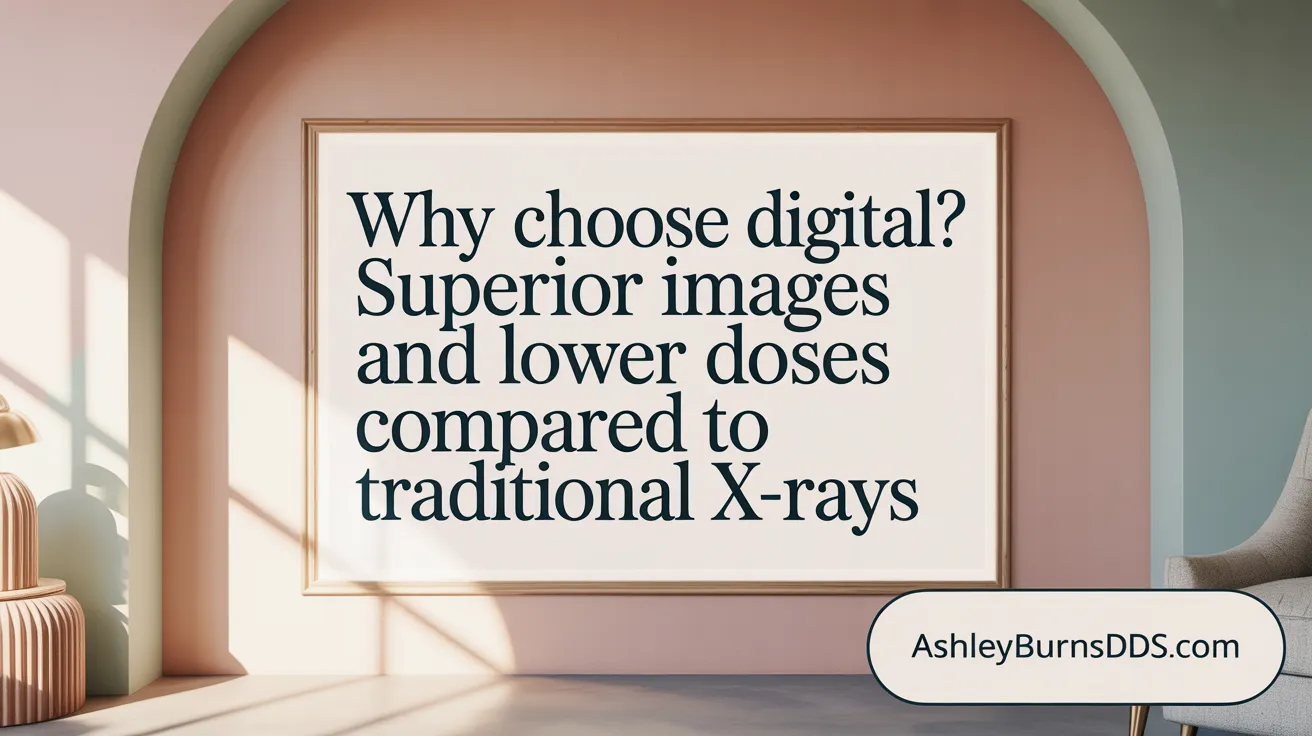 Why choose digital? Superior images and lower doses compared to traditional X-rays