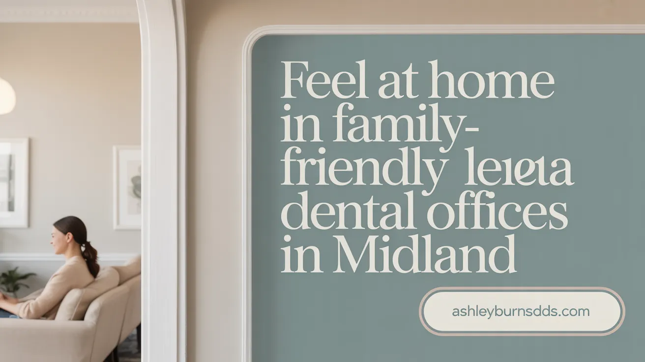 Feel at Home in Family-Friendly Dental Offices in Midland