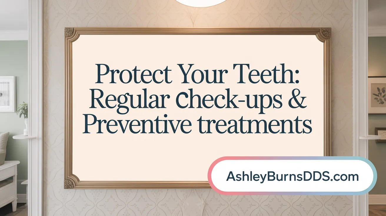 Protect Your Teeth: Regular Check-Ups & Preventive Treatments